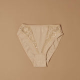 Slip in cotone modal e inserti in pizzo