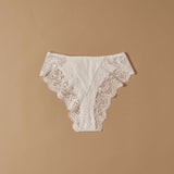 Slip in cotone modal e pizzo sul retro