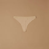 Laser cut cotton thong