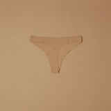Laser cut cotton thong