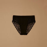 Slip taglio laser con pizzo frontale e retro