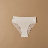 Slip taglio laser con pizzo sul retro