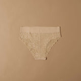 Slip taglio laser con pizzo sul retro