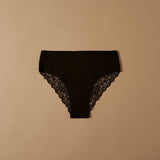 Slip taglio laser con pizzo sul retro