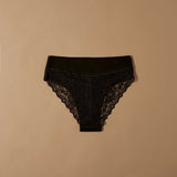 Slip taglio laser con pizzo sul retro