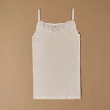 Top canotta con macramè (3 pezzi)