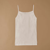 Top canotta con profilo in raso (3 pezzi)