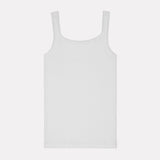 Jadea jessica canotta in cotone bianca.