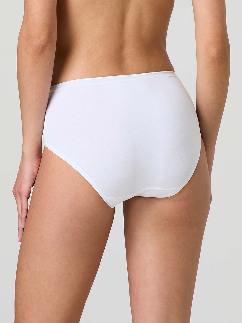 Stretch cotton midi