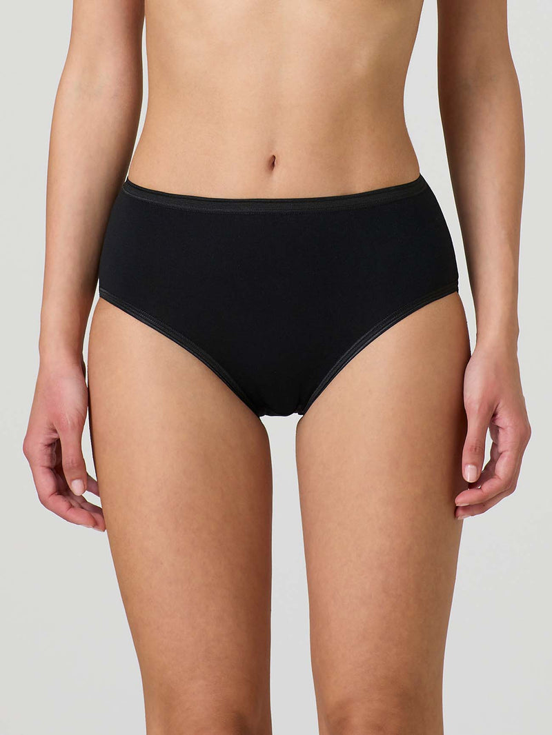 Stretch cotton midi