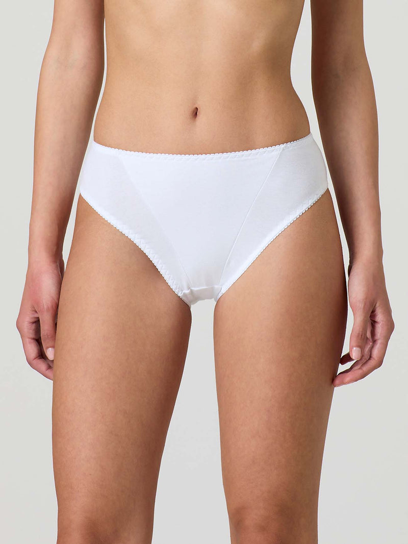 Elastic cotton support briefs