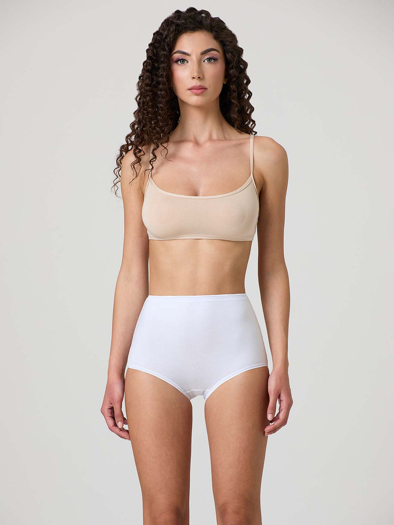 Stretch cotton culottes