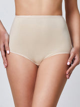 Culotte in cotone elasticizzato cipria