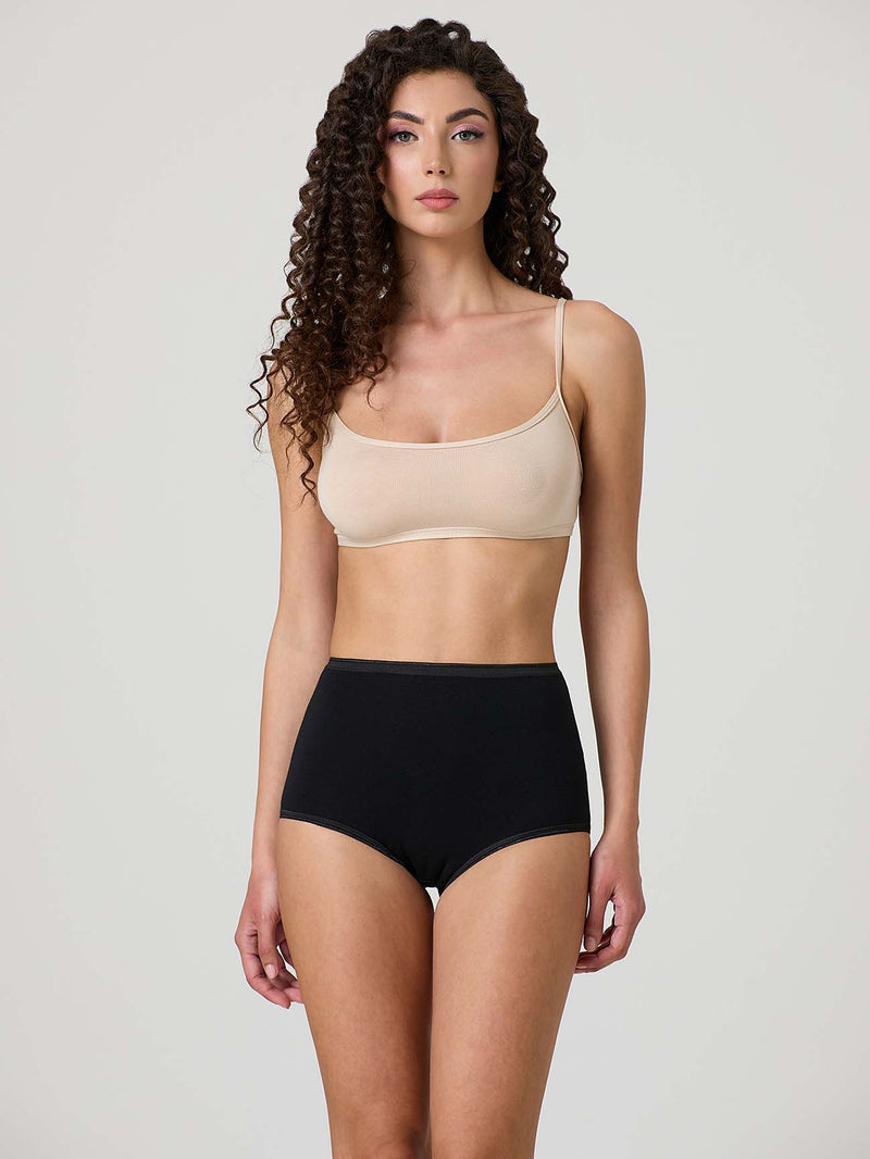 Stretch cotton culottes