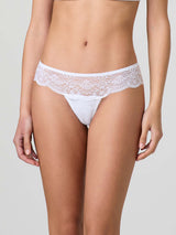 Transparent lace lingerie slip