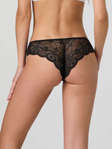 Transparent lace lingerie slip