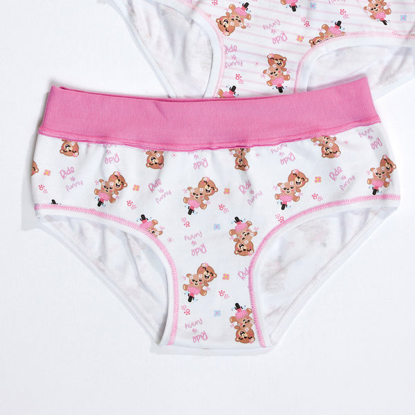 Slip Bambina Fantasia Orsetti Con Fascia Alta