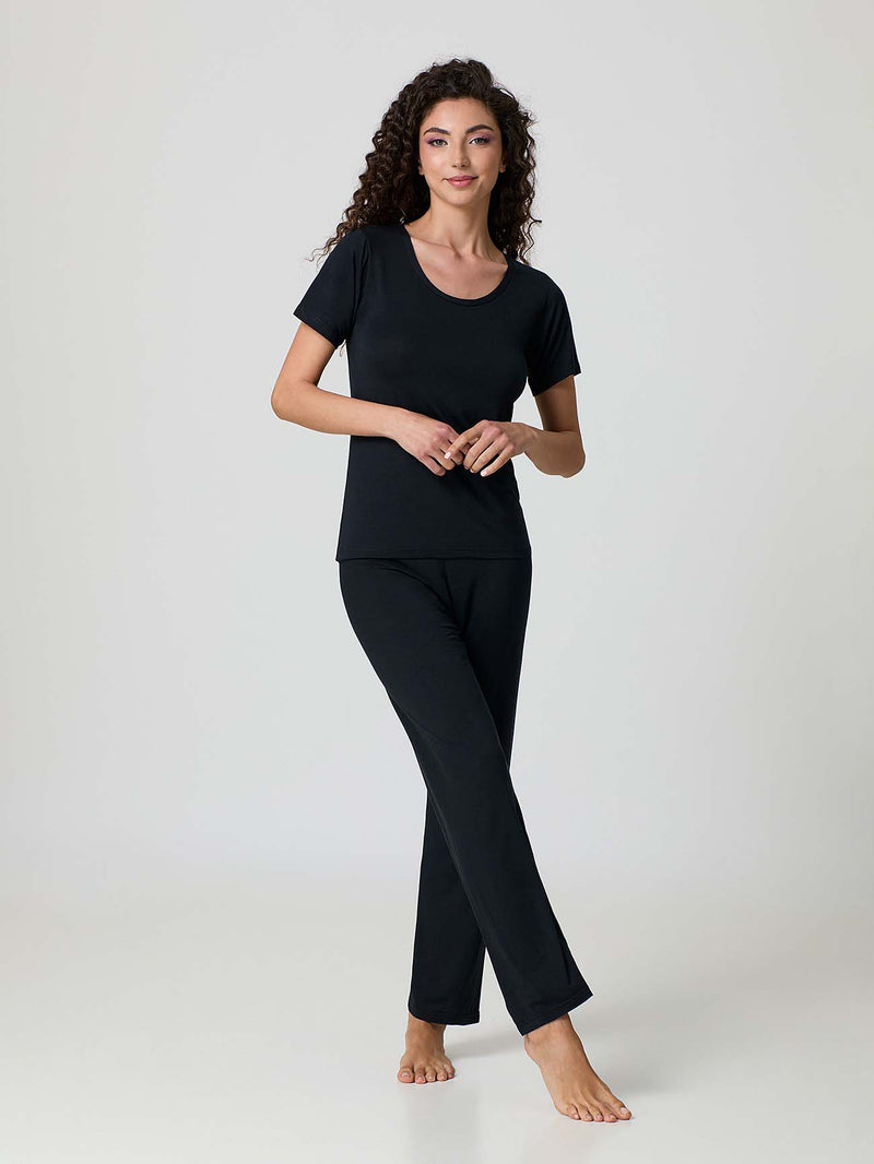 Women's trousers in micromodal, relax line
