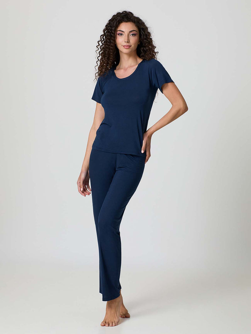 Women's trousers in micromodal, relax line