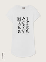 Jadea 3302 maximaglia in jersey di cotone Mickey Mouse panna