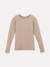 Jadea 3311 maglia a manica lunga in micromodal serie relax sabbia