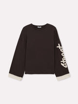 Jadea 4000 maglia oversize 100% cotone caffe
