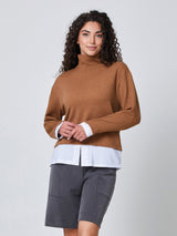 Lupetto con inserto camicia