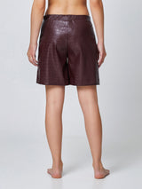 Jadea 4017 bermuda similpelle effetto coccodrillo bordeaux