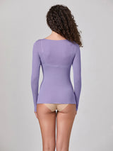 Jadea 4064 maglia scollo a barca cashmere iris