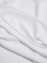 Jadea 4065 dolcevita mezza manica con cashmere bianco
