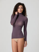 Jadea 4066 dolcevita manica lunga con cashmere mosto