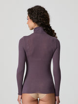 Jadea 4066 dolcevita manica lunga con cashmere mosto