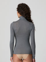 Dolcevita a manica lunga con cashmere