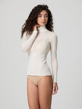 Dolcevita a manica lunga con cashmere