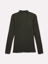Jadea 4066 dolcevita manica lunga con cashmere oliva
