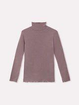 Jadea 4066 dolcevita manica lunga con cashmere mosto