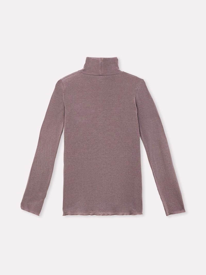 Jadea 4066 dolcevita manica lunga con cashmere mosto