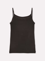 Jadea 4068 top con spalline sottili con cashmere caffe