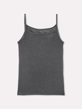 Jadea 4068 top con spalline sottili con cashmere grigio