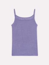 Jadea 4068 top con spalline sottili con cashmere iris