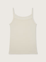 Jadea 4068 top con spalline sottili con cashmere latte