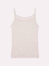 Jadea 4068 top con spalline sottili con cashmere naturale
