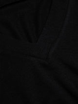 Jadea 4069 maglia con cashmere scollo a V nero