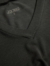 Jadea 4069 maglia con cashmere scollo a V oliva