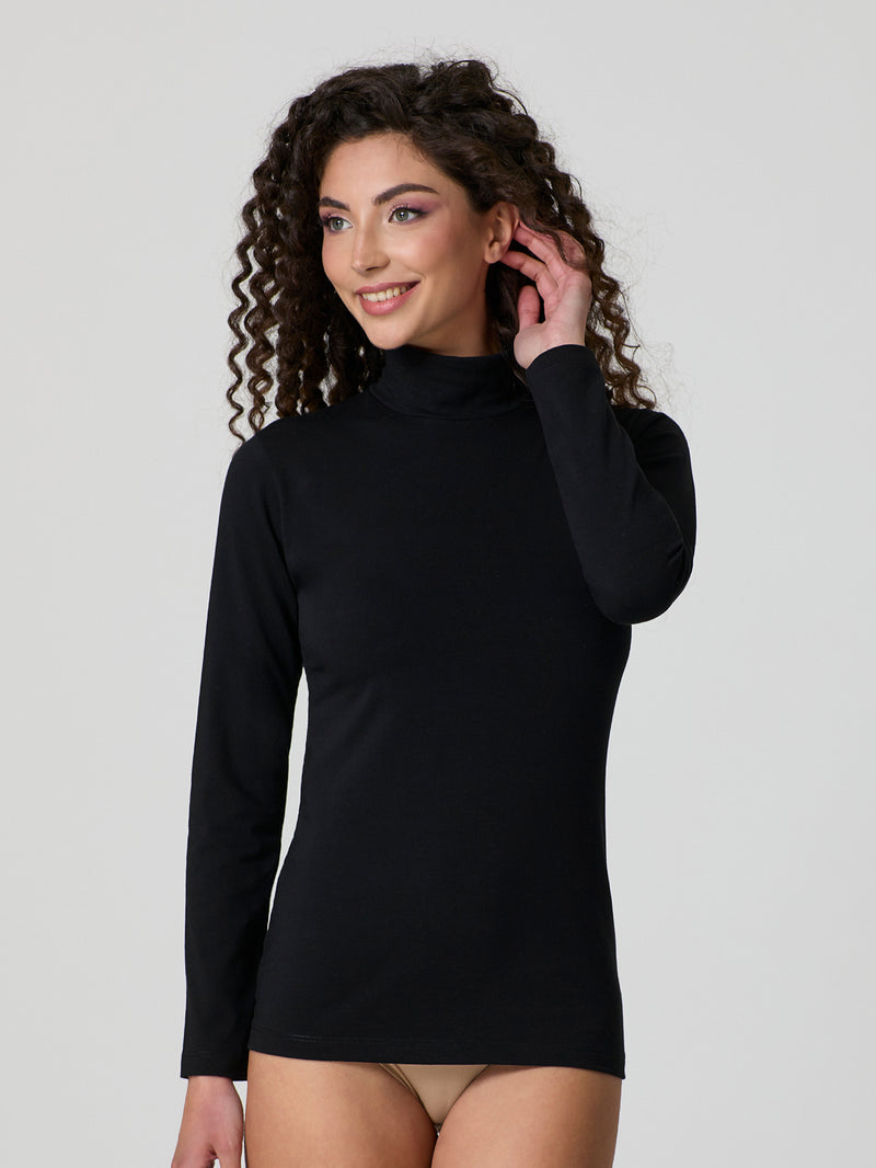 Maglia a lupetto in soft cotton – Jadea