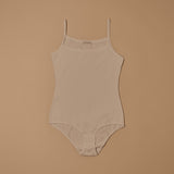 Cotton bodysuit with thin straps