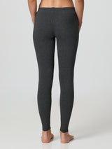 Long leggings in warm cotton
