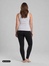 Jadea 4200 leggings caldo cotone maxi nero - immagine AI modified