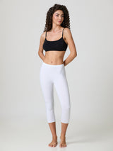 Capri-style leggings in fresh cotton