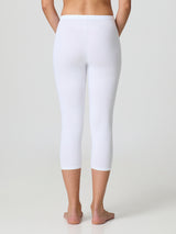 Capri-style leggings in fresh cotton